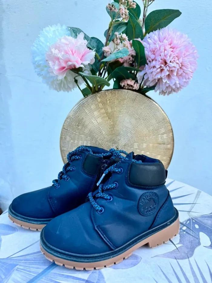 Bottines Bleu Marine || Kiabi || taille 27