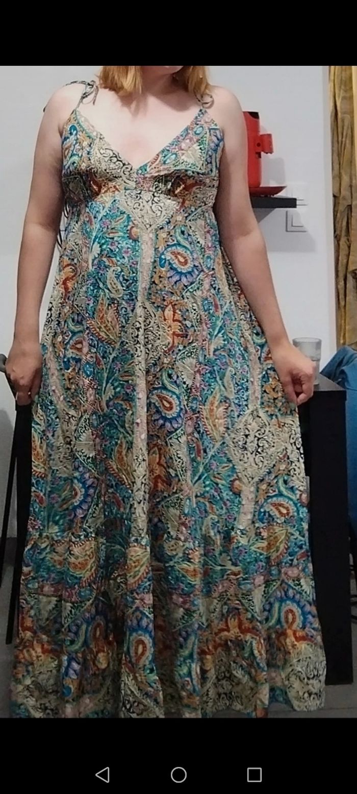 Robe longue dos nu
