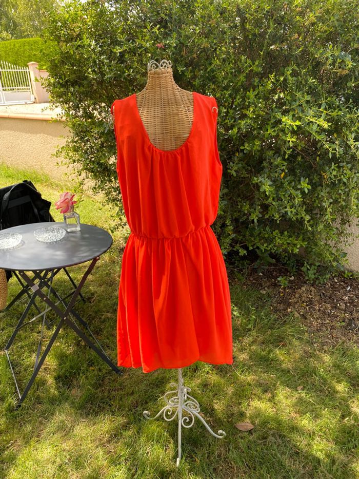 Robe chic Vera & Lucy orange taille M