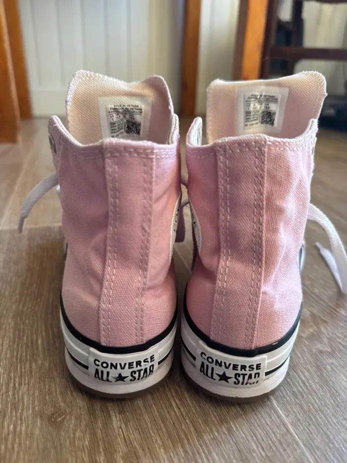 Converse All Star à plate-forme Rose T32 - photo numéro 4