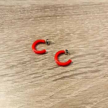 Boucles d’oreilles | rouges 🌿