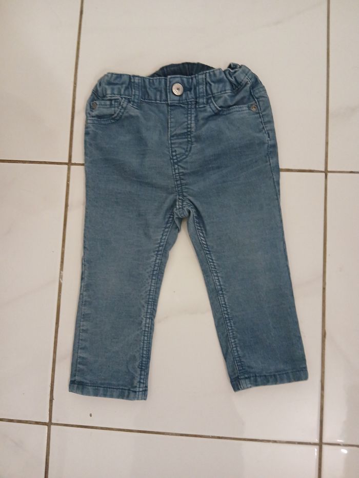 Pantalon bebe garcon 2 poches devant et derriere - photo numéro 3