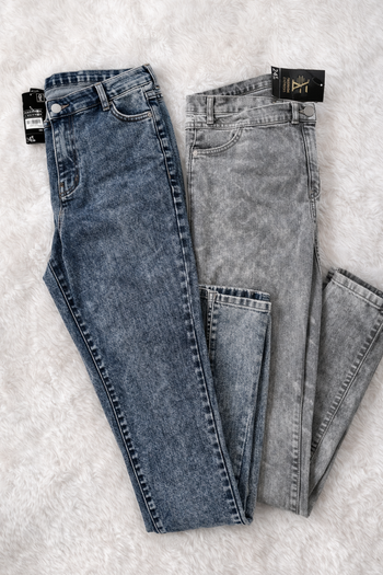 Lot de 2 jeans treggings neufs - Fashion Express - Taille 42
