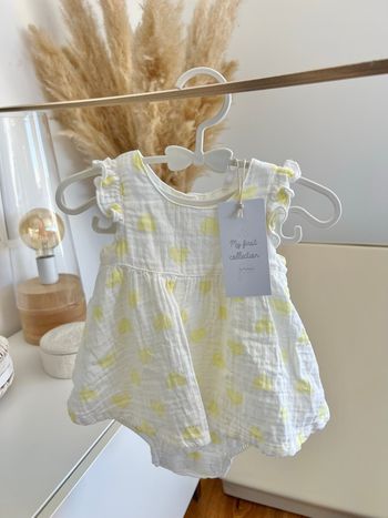 Robe barboteuse 3mois/60cm - Orchestra