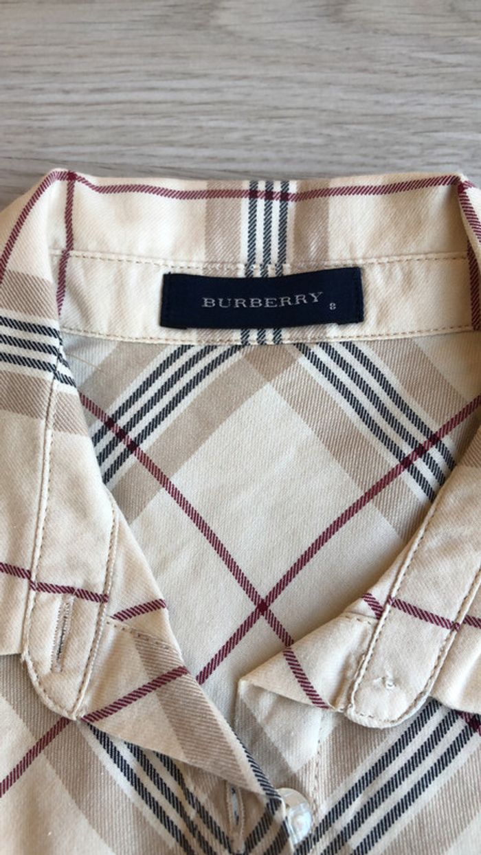Chemisier Burberry 8 ans - photo numéro 2