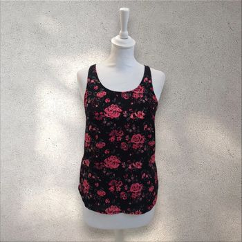 Débardeur fluide motifs fleuris xs