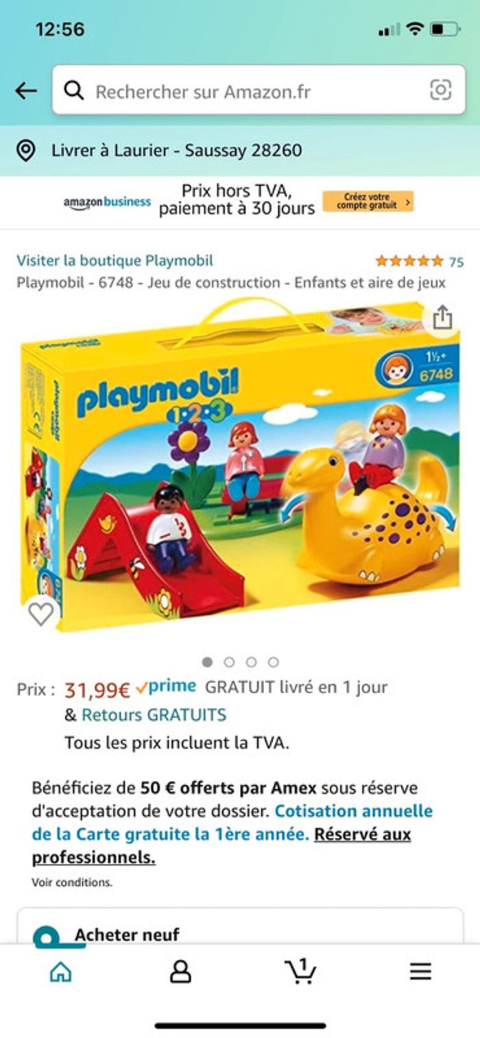 Playmobil 1.2.3 - enfants et aire de jeux - 6748 - photo numéro 4