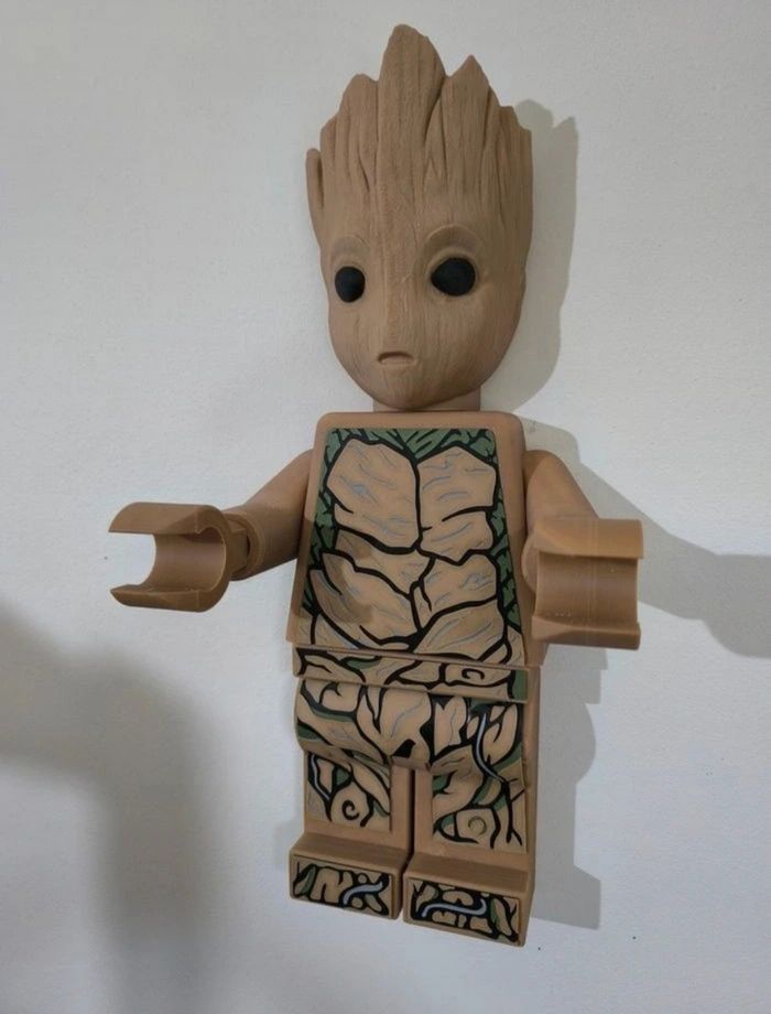 Dévidoir papier toilette style Lego groot - photo numéro 3