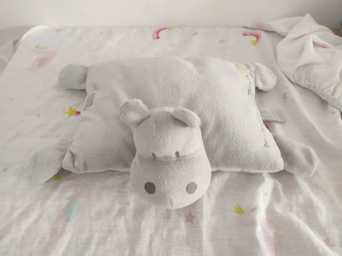 Peluche Hippopotame (coussin)