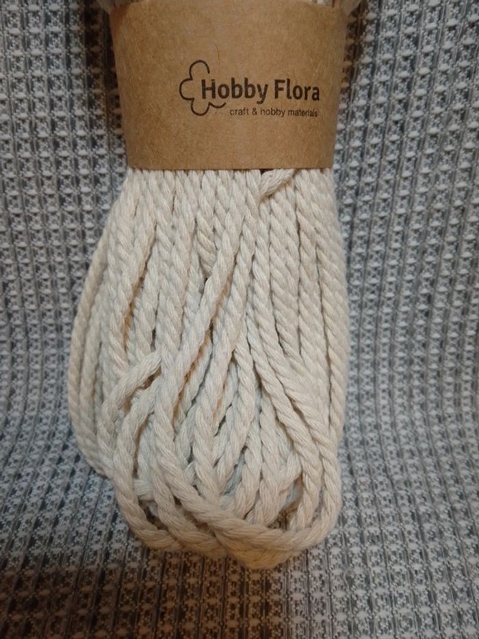 Corde de macramé coton - Hobby Flora - photo numéro 3