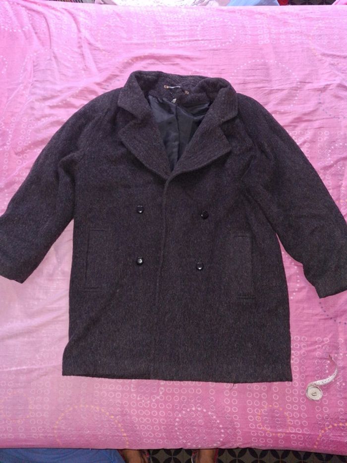 Manteau noir gris foncé - photo numéro 2