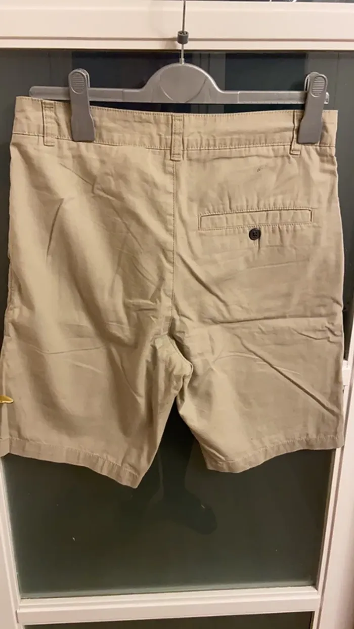 Bermudas en tissus beige homme - photo numéro 2