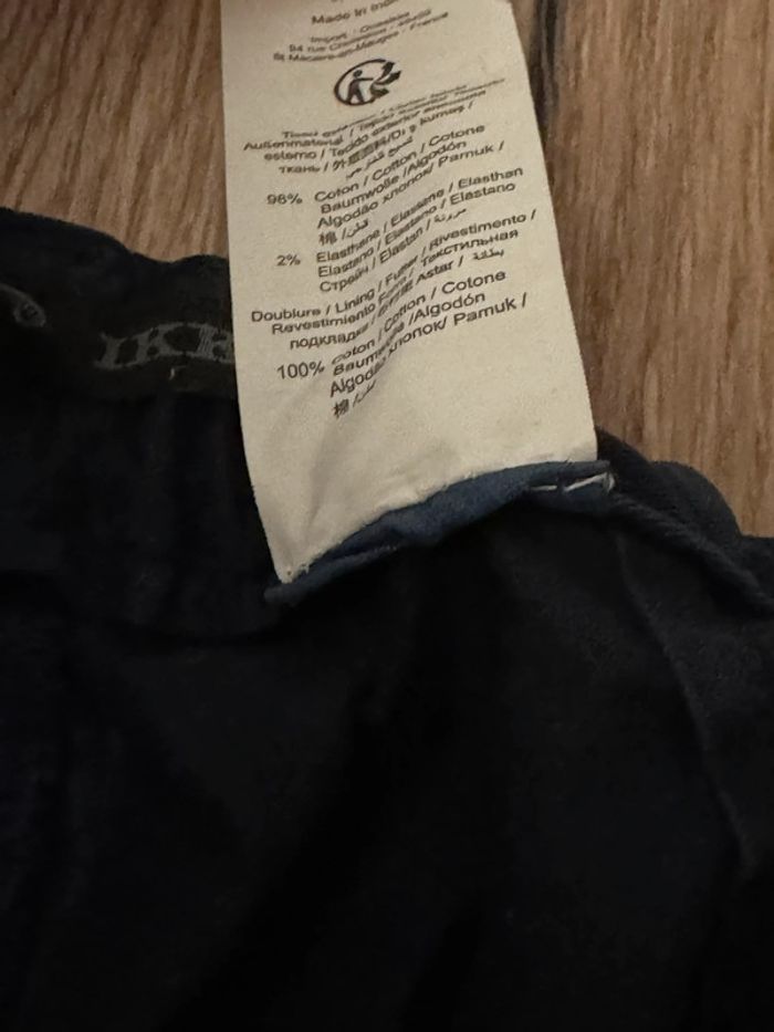 Pantalon slack fit chino ikks taille 10 ans comme neuf - photo numéro 7