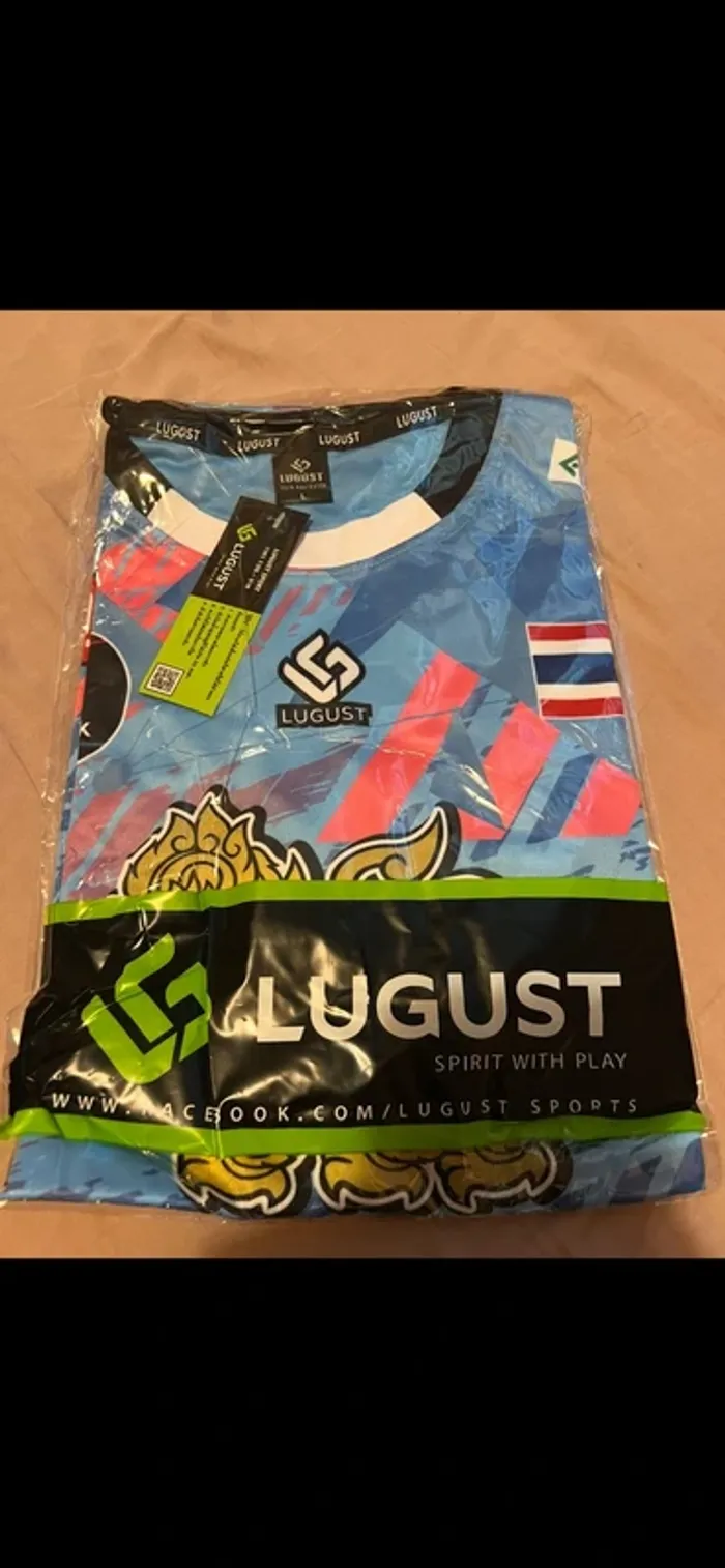 🔵 Maillot Thaïlandais 🇹🇭 SINGHA – bleu – taille L – neuf avec étiquette - photo numéro 3