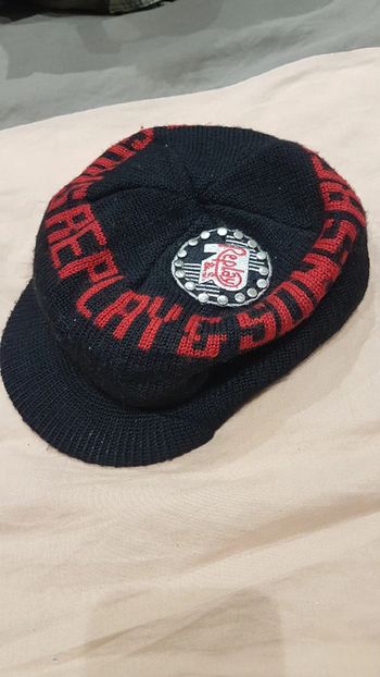 Casquette laine replay