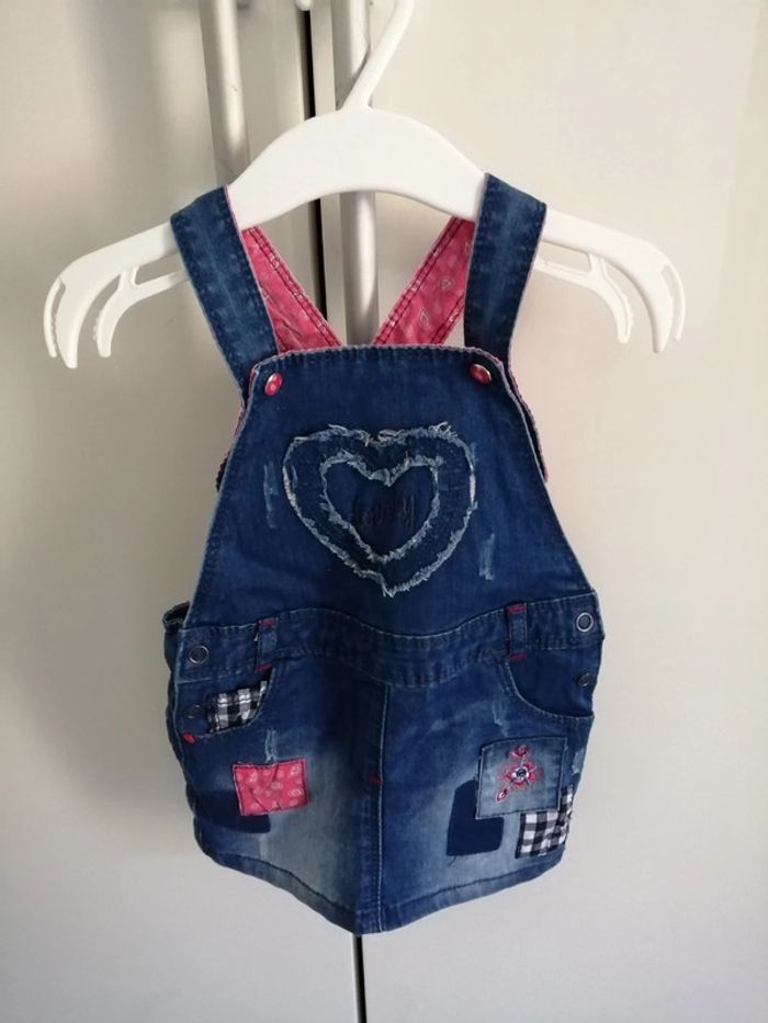 Robe en jean et bloomer 9 mois - photo numéro 5