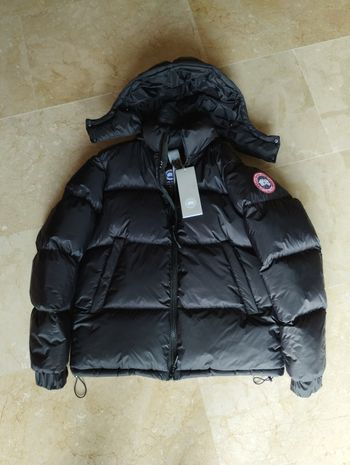 Canada Goose Crofton Noir Mat L • Doudoune légère grand froid • NFC