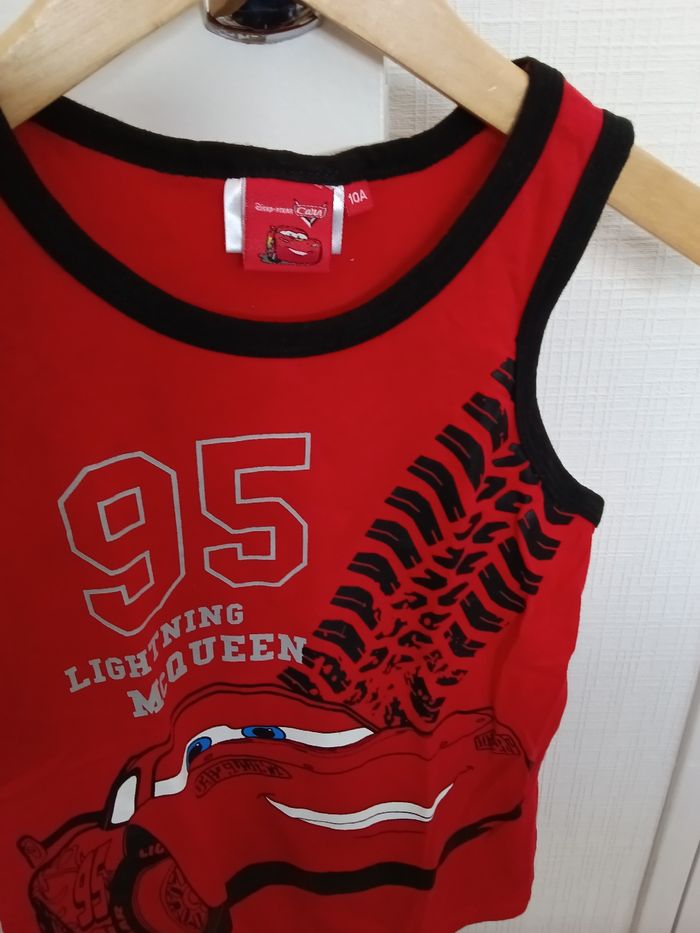 Débardeur Disney rouge et multicolore - photo numéro 2