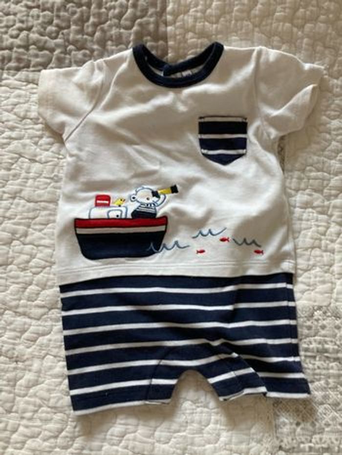Lot 3 pyjamas short T 3 mois - photo numéro 4