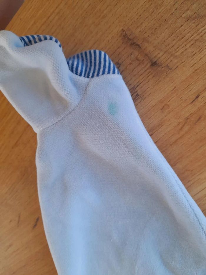 Pyjama grenouillère velours garçon 12 mois Petit Bateau - photo numéro 3