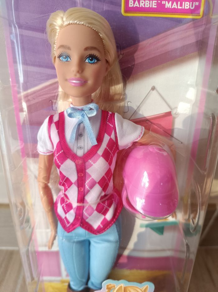 Barbie malibu cheval equitation - photo numéro 2