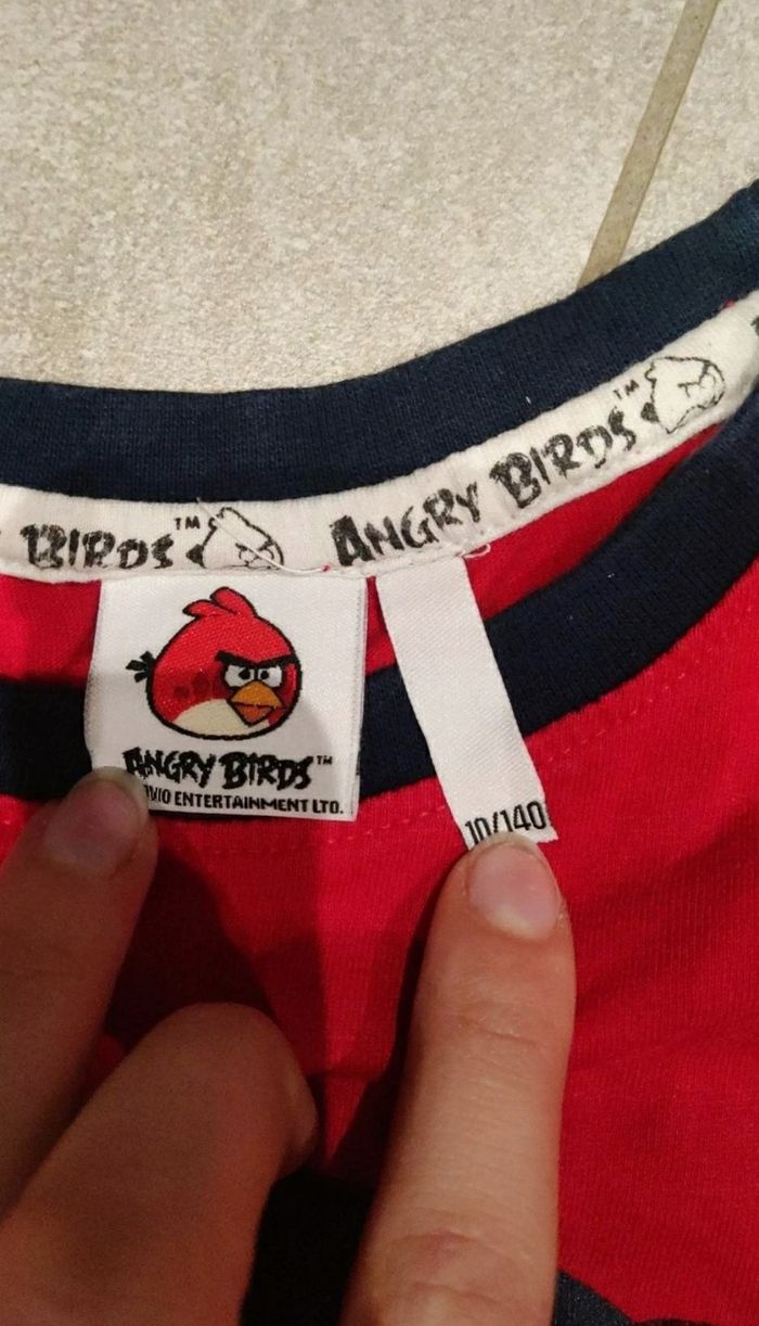 T-shirt garçon 10 ans angry birds - photo numéro 4