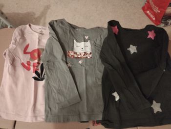 Lot t-shirt manches longues