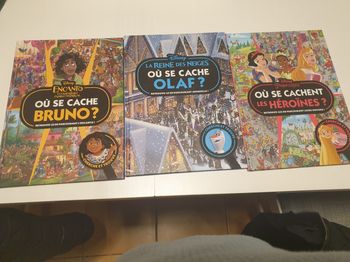 Lot de livres cherche et trouve Disney