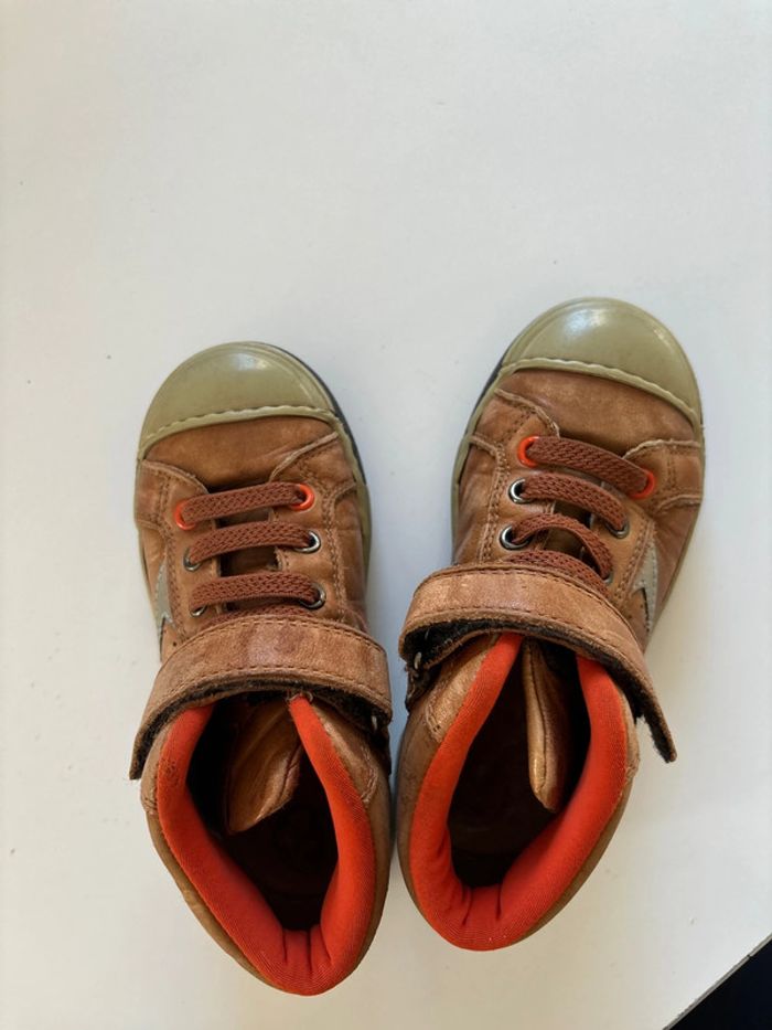 Chaussures montantes cuir - photo numéro 5