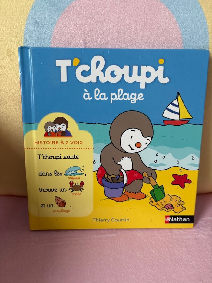 T’choupi à la plage.