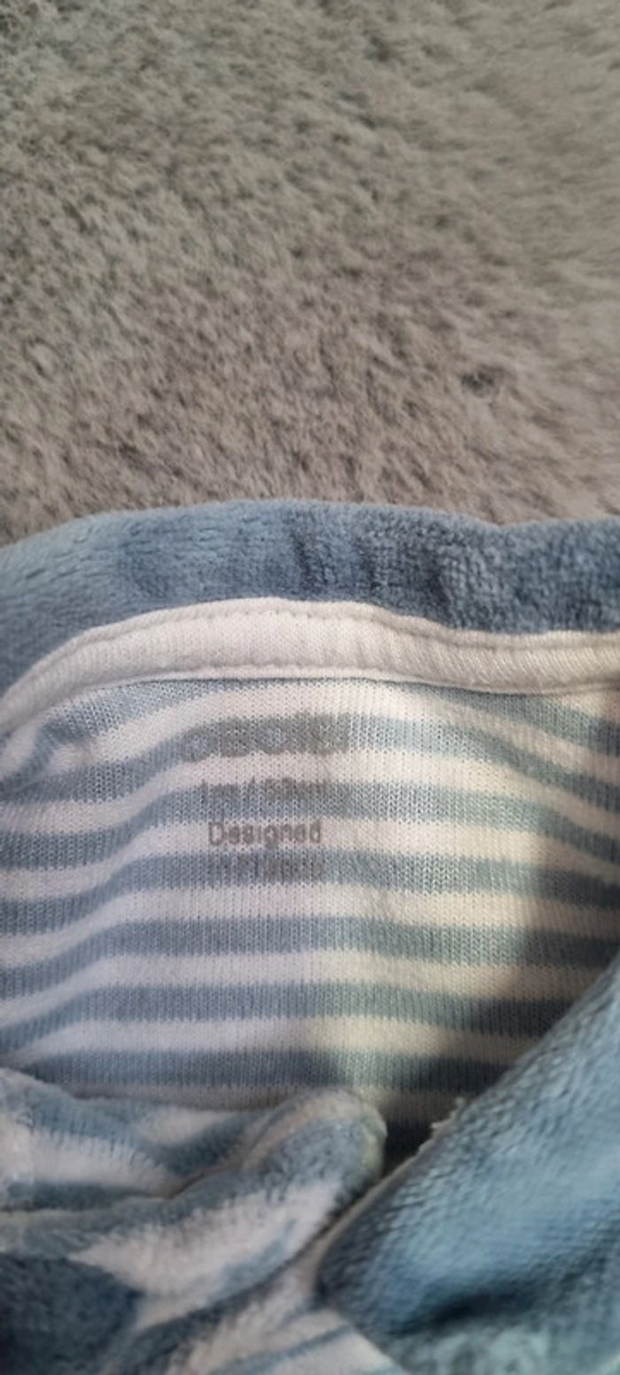 Pyjama rayé bleu - photo numéro 3