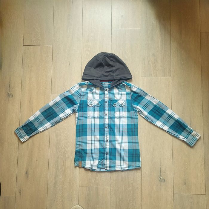 Chemise bleu vert. Garçon 12 ans. Marque Gémo