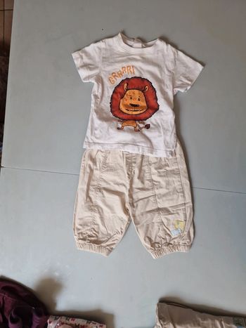 Ensemble short + tee-shirt garçon