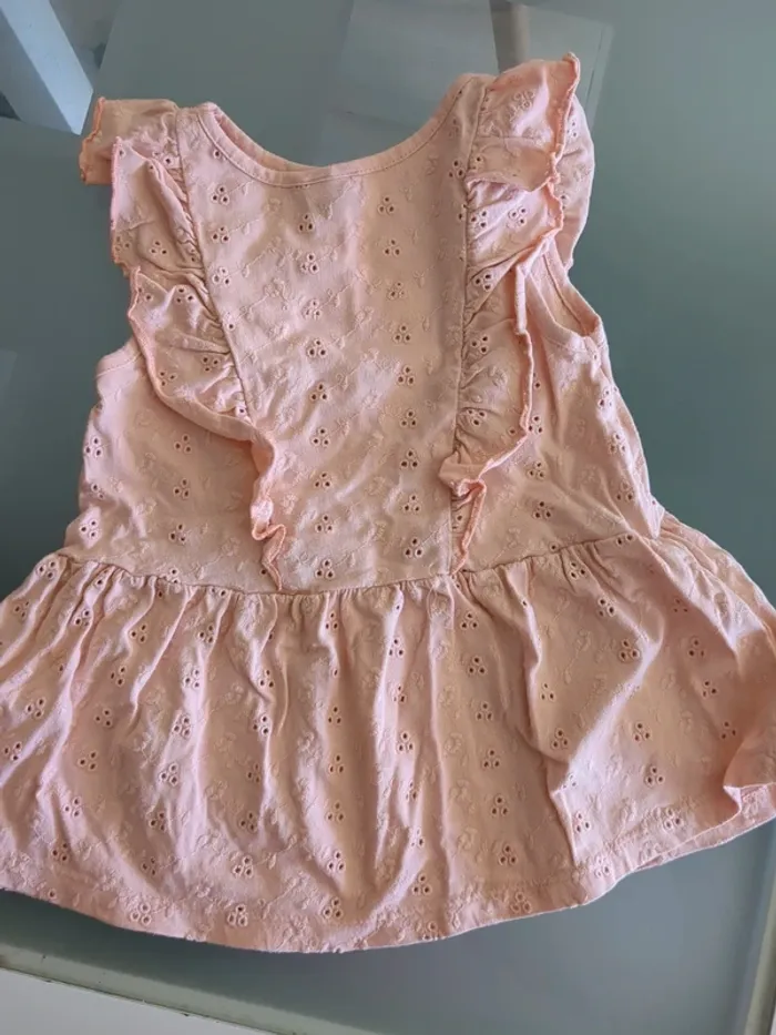 Débardeur dentelle rose tape à l'oeil 5 ans - photo numéro 2