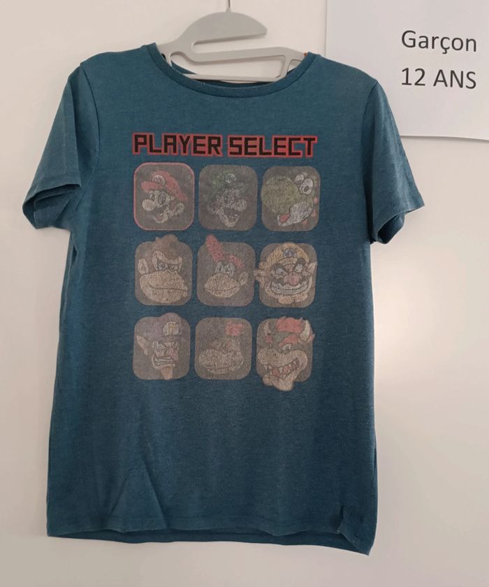 T-shirt Mario 12 ans