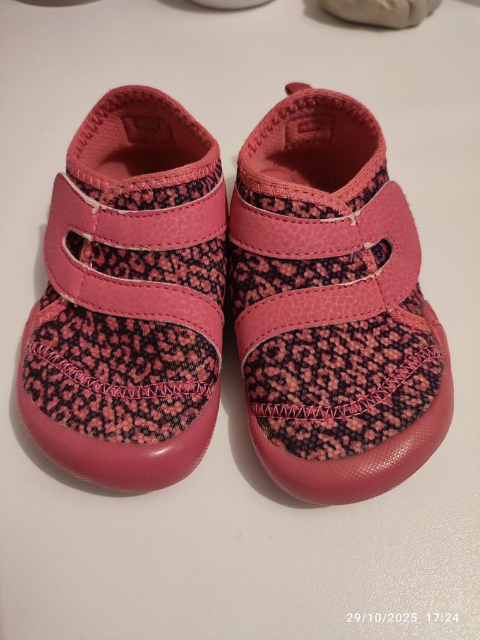 Chaussons  rose /noir