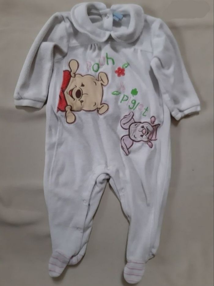 Pyjama velours fille - Winnie l'ourson - Disney baby - 9 mois - photo numéro 2