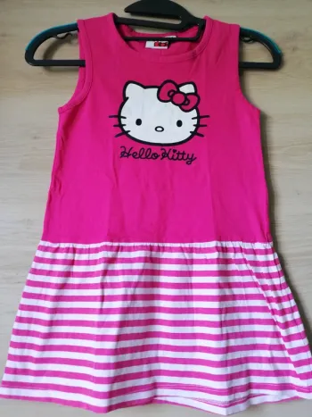 Robe sans manches rose fille