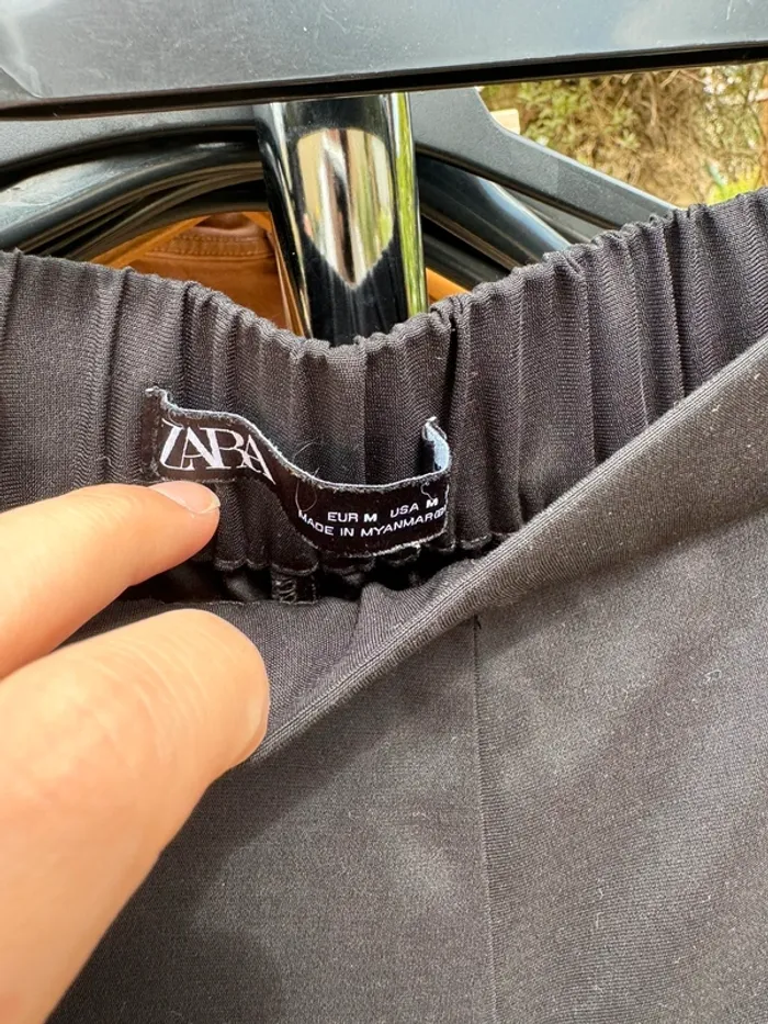 Pantalon fluide noir Zara - photo numéro 3