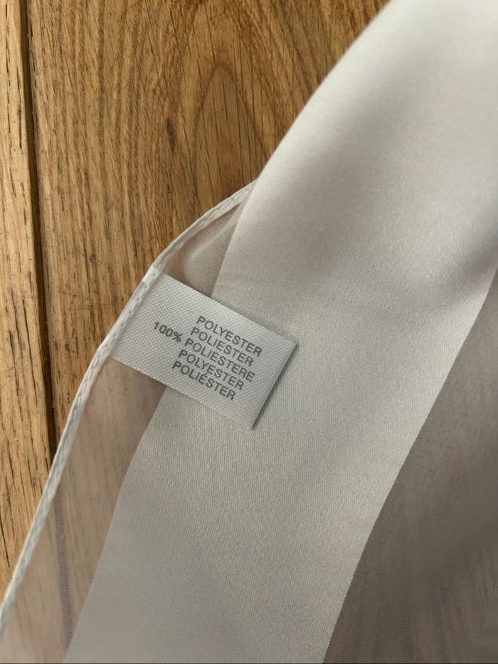 Écharpe étole - Transparent, Blanc et Beige - Neuve - photo numéro 5