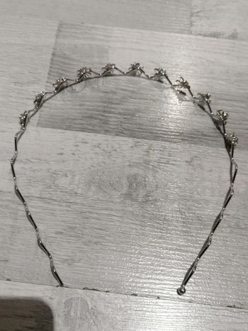 Serre tête fleur strass 👧🏻