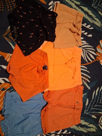 Lots de 6 shorts 