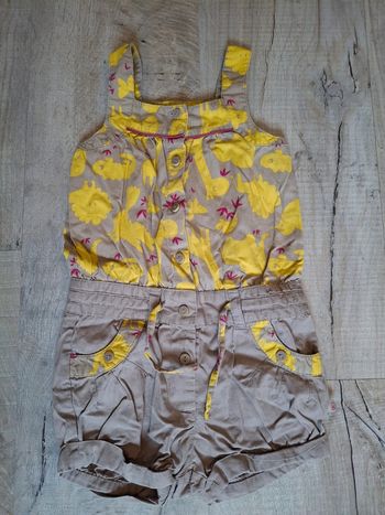 Combishort fille 18 mois
