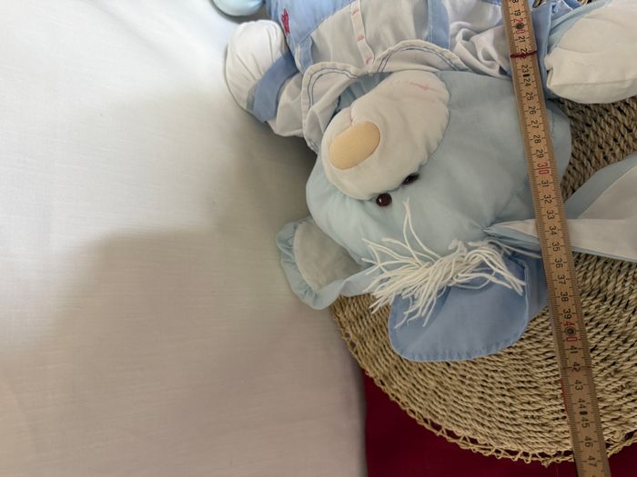 Peluche Puffalump lapin bleu blanc Gros Calins - photo numéro 4