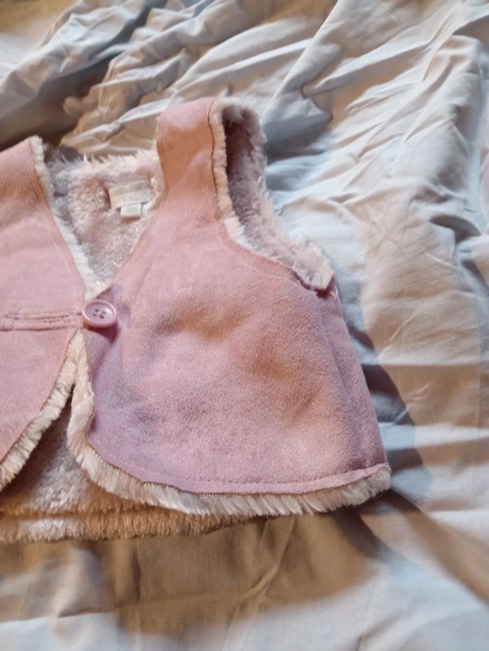 Veste sans manche bébé fille - photo numéro 4