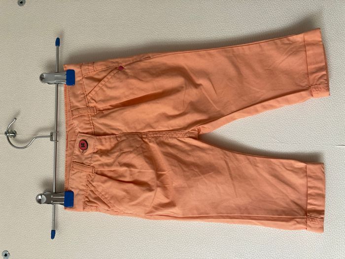 pantalon coton avec revers bébé 6 mois