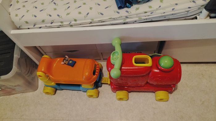 Train avec sa locomotive VTech