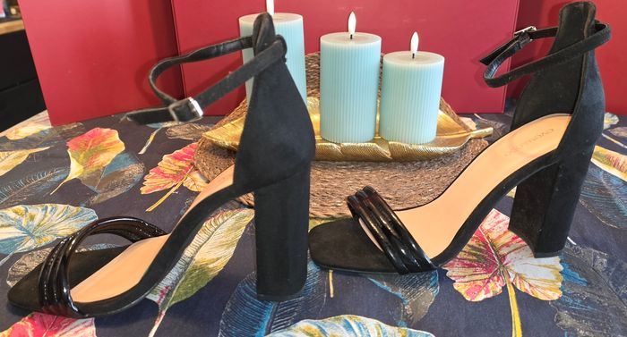 Escarpins a talons larges velours 39 - photo numéro 6