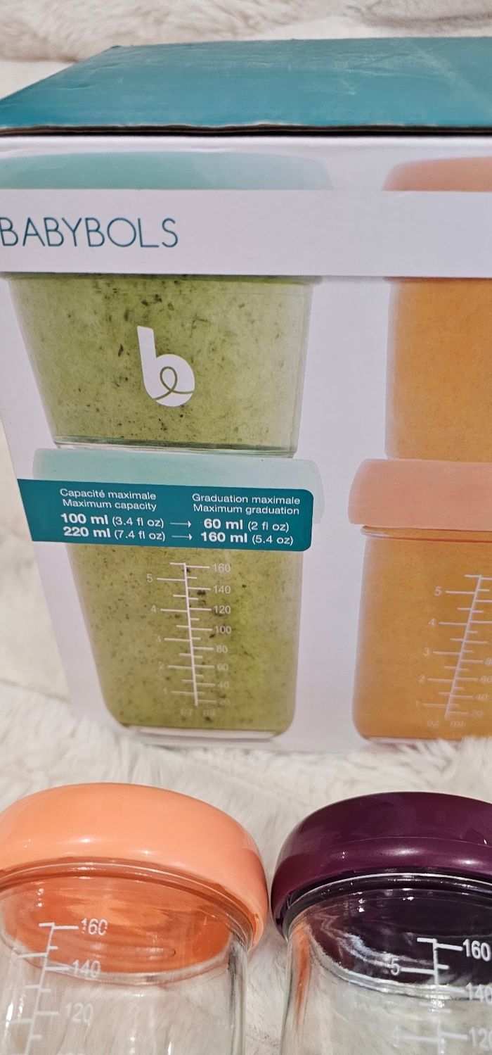 Lot de 8 pots en verre Babybols babymoov - photo numéro 7
