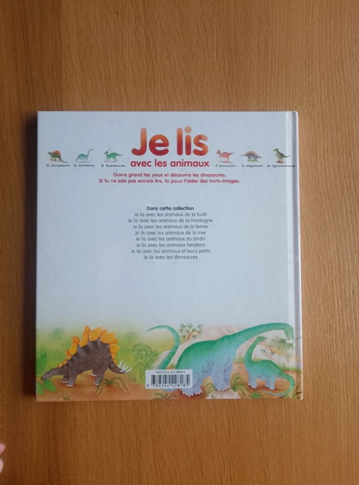 Livre enfant - Livre à lire à deux - Je lis avec les dinosaures - photo numéro 3
